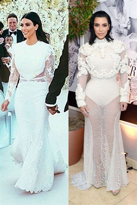 Kim K wedding dress